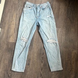 Denim forum the bf high rise loose 28 Long